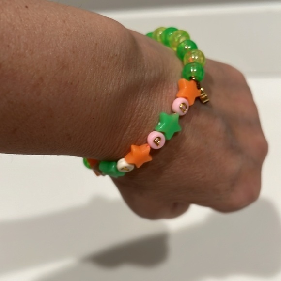 Kandi Rave Swiftie friendship bracelet stretchy glows in the dark, TTPD, NEW - Picture 5 of 6